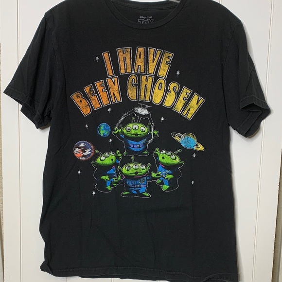 Vintage Toy Story Alien Graphic T-Shirt, black - Picture 1 of 8